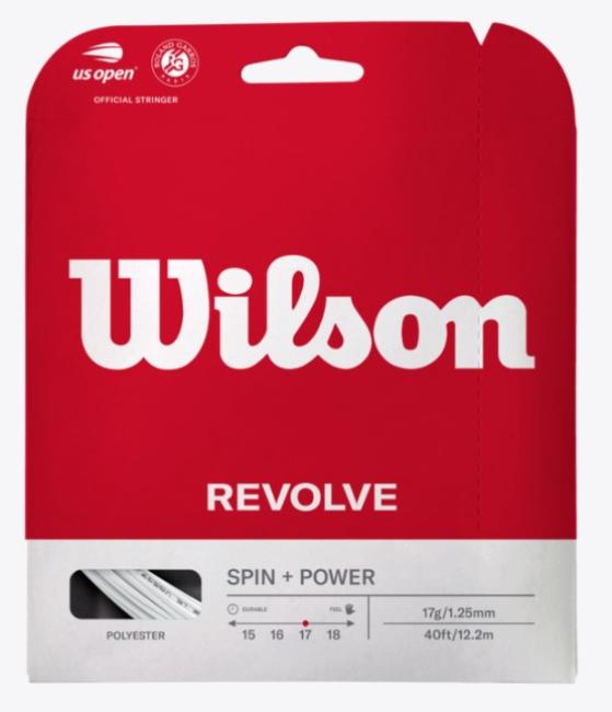 Wilson Revolve 1.25 Saitenset 12,2m-Weiß